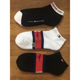 トミーヒルフィガー(TOMMY HILFIGER)の新品トミーヒルフィガーTOMMY HILFIGERメンズソックス3足セット452(ソックス)