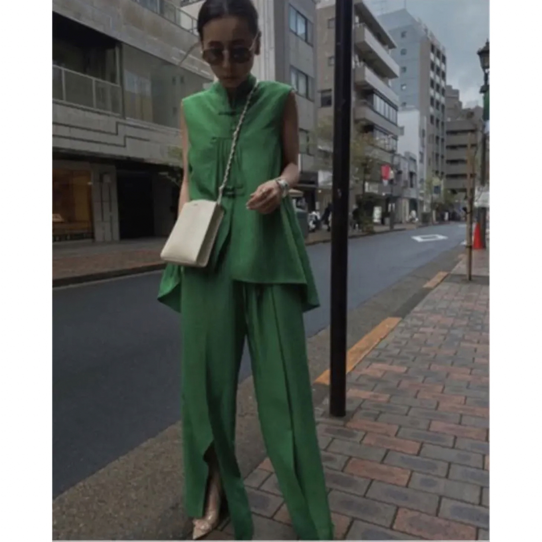 アメリヴィンテージAmeri center slit loose pants