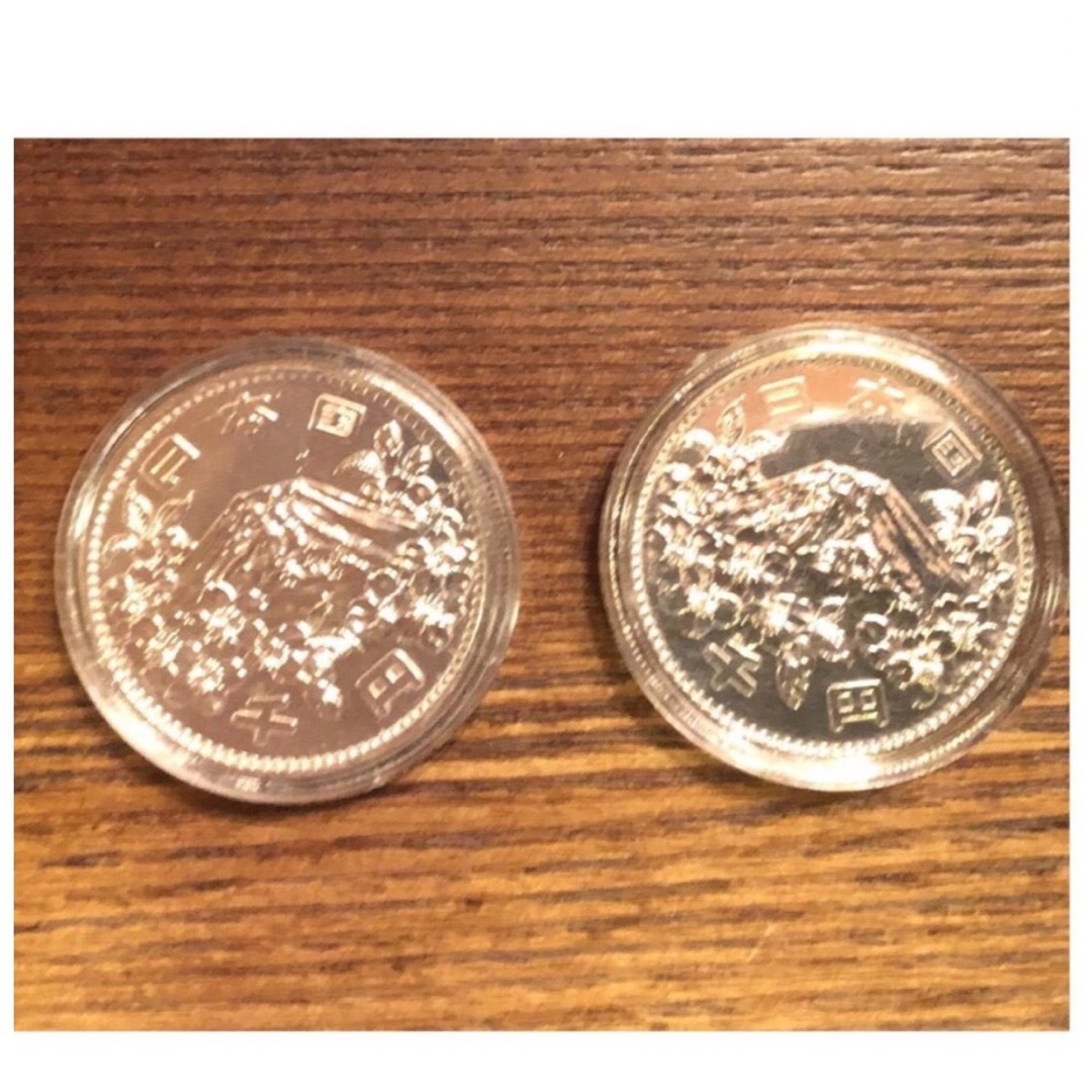オリンピック 1000円銀貨 2枚