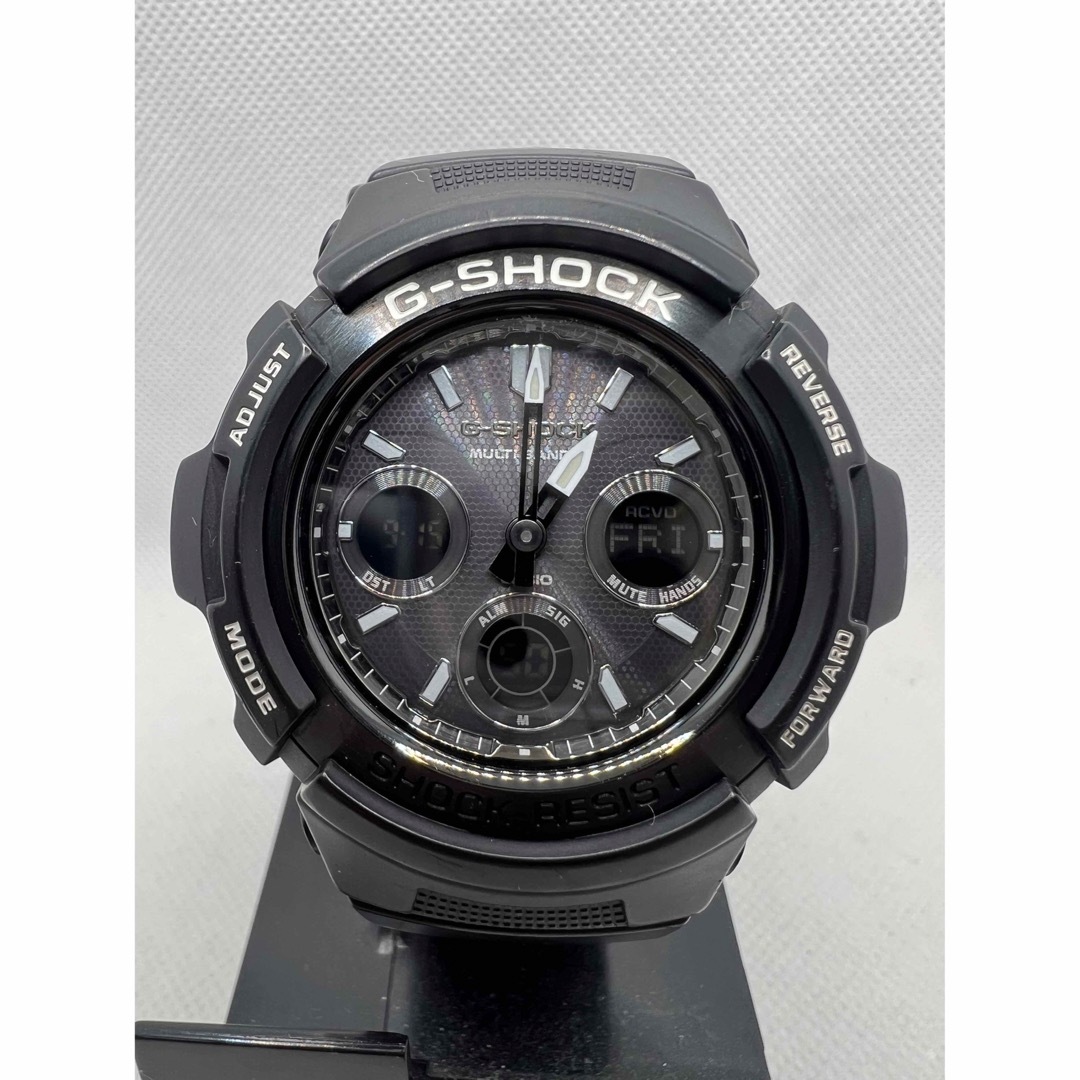 G-SHOCK AWG-M100BW オールブラック 電波ソーラー - 腕時計(デジタル)