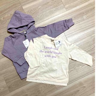 プティマイン(petit main)の新品　女の子　子ども服　100 キムラタン　プティマイン　パーカー　トップス(Tシャツ/カットソー)