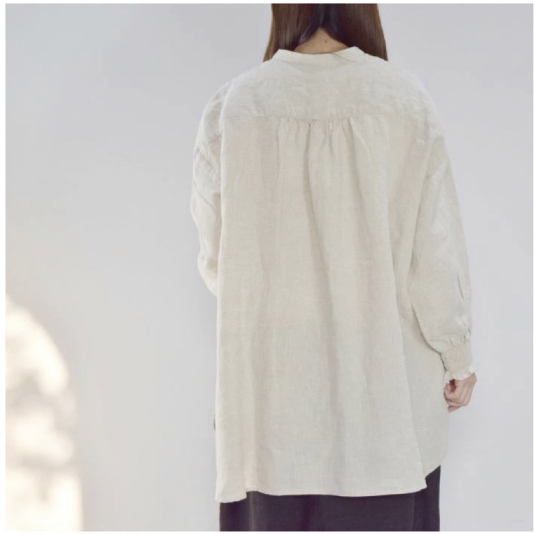 rehellinen bell blouse linen wool