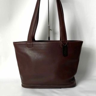 美品COACH コーチ　巾着ショルダーバッグ　黒×エメラルド