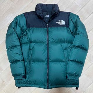 極美品】THE NORTH FACE ノースフェイス ヌプシ グリーン M-