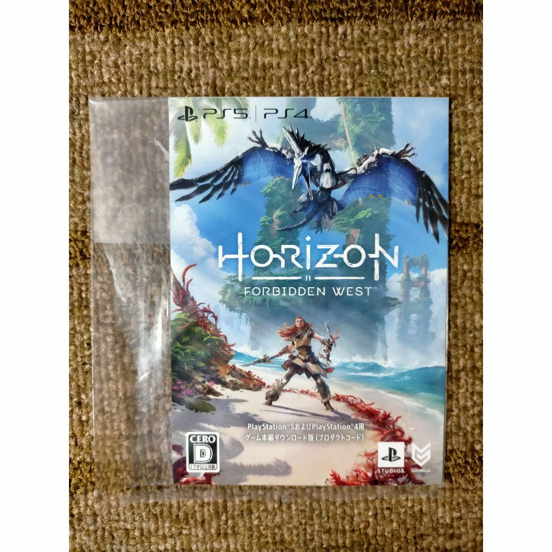 PS5　PS4　ホライゾン　ダウンロード版冊子　プロダクトコード　コード エンタメ/ホビーのゲームソフト/ゲーム機本体(家庭用ゲームソフト)の商品写真