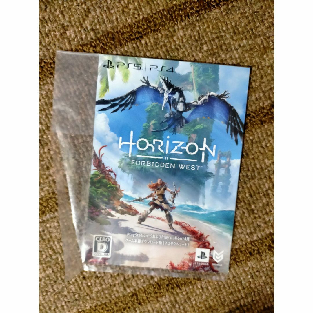 PS5／PS4 ソフト　ホライゾン　コード　ダウンロード版　ｕ エンタメ/ホビーのゲームソフト/ゲーム機本体(家庭用ゲームソフト)の商品写真