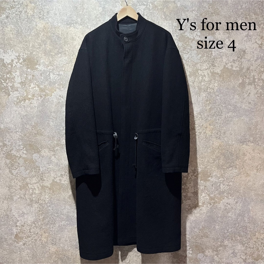 Y's for men ワイズフォーメン スタンドカラー ロングコート