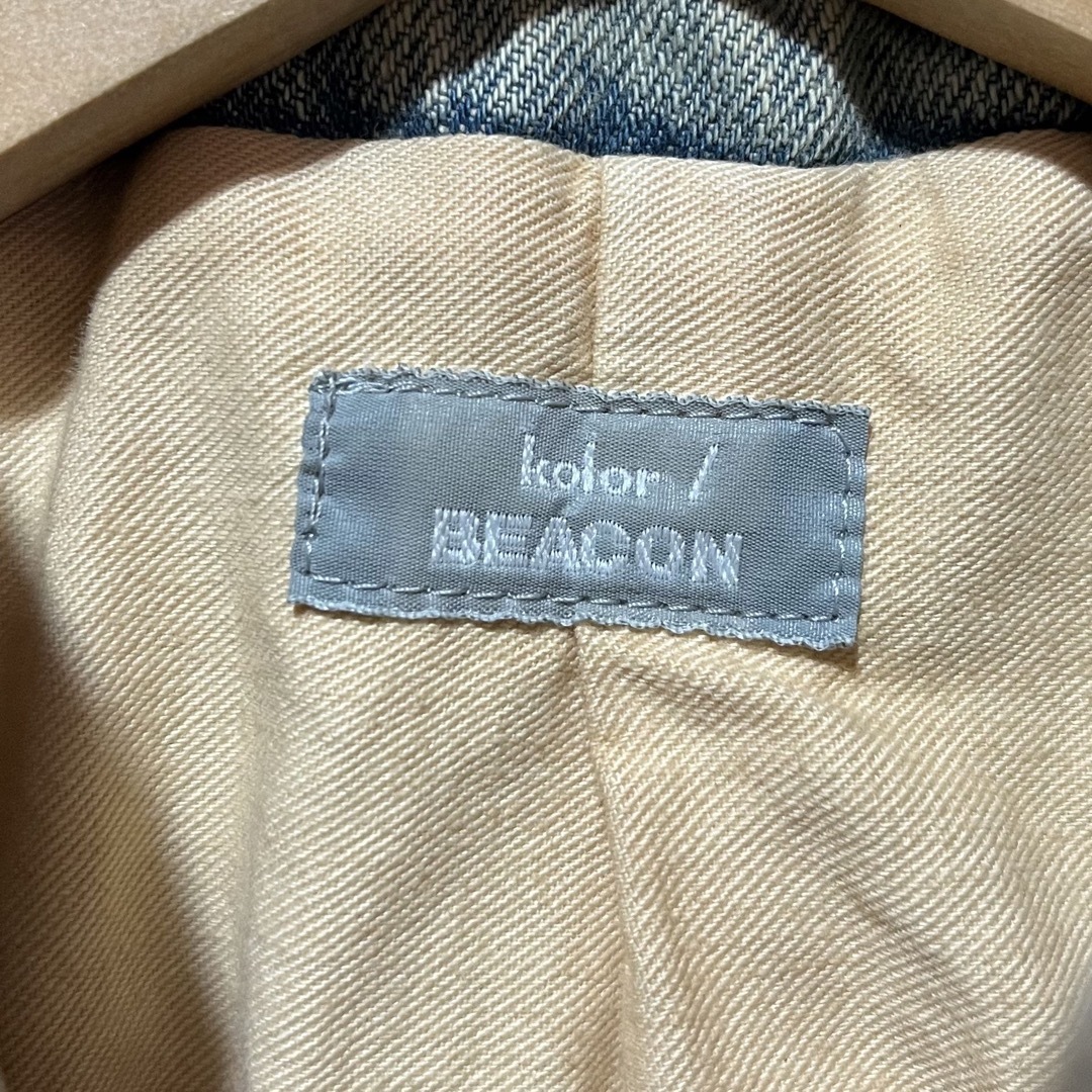 kolor BEACON(カラービーコン)のkolor BEACON カラービーコン 中綿 デニムジャケット メンズのジャケット/アウター(Gジャン/デニムジャケット)の商品写真