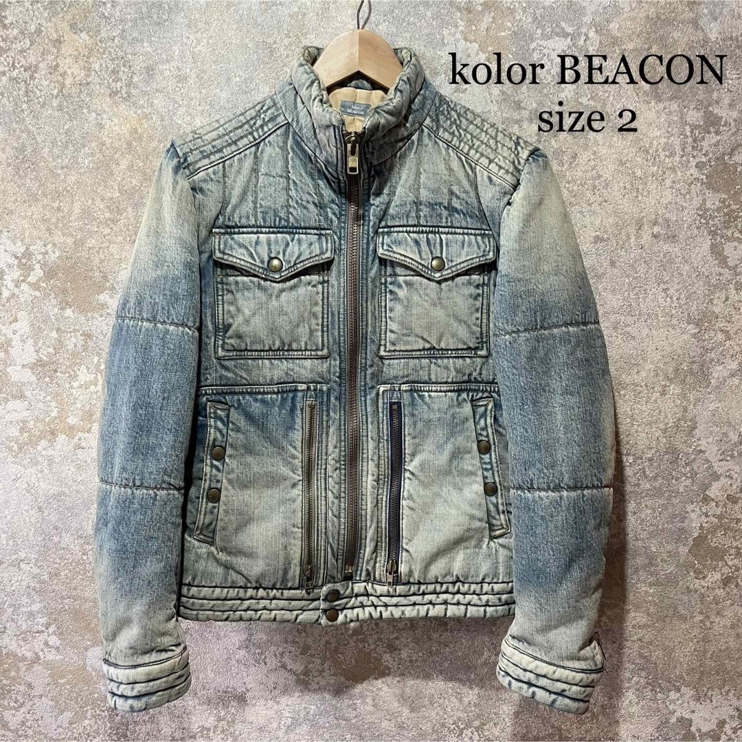 kolor BEACON(カラービーコン)のkolor BEACON カラービーコン 中綿 デニムジャケット メンズのジャケット/アウター(Gジャン/デニムジャケット)の商品写真