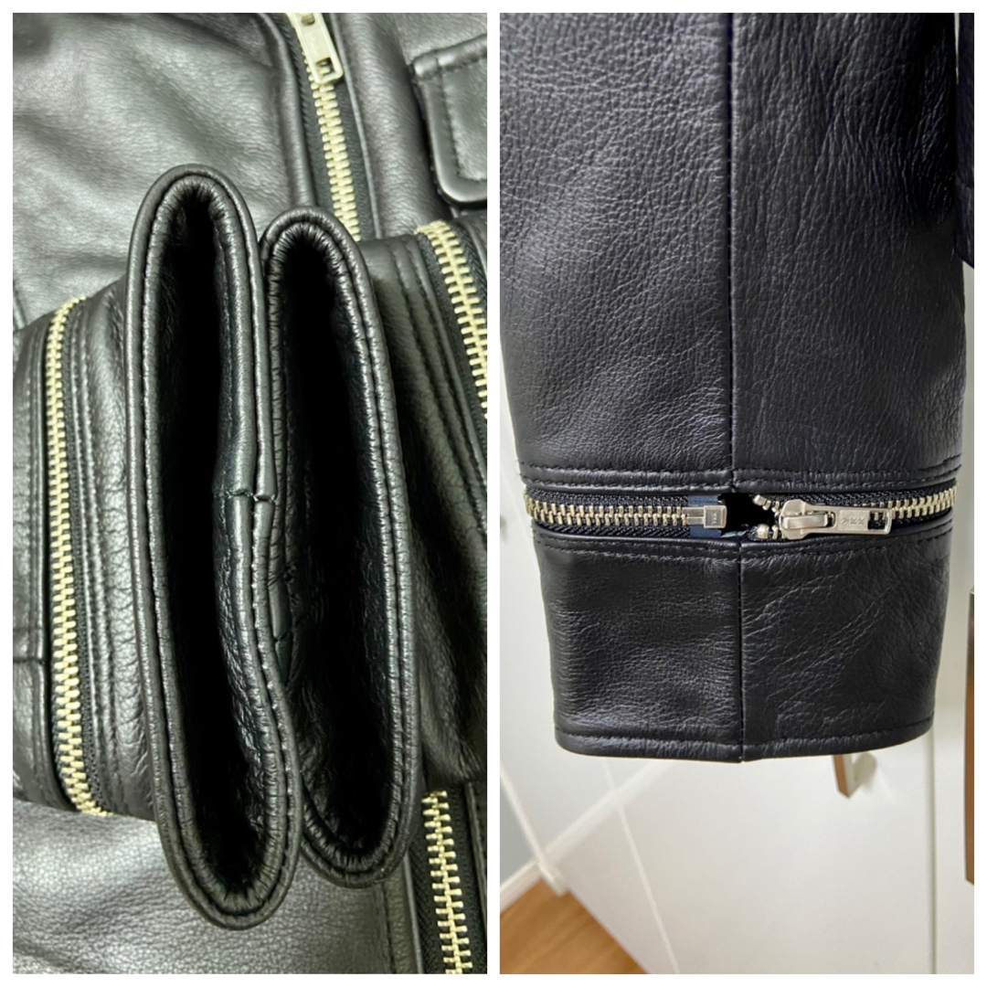URBAN RESEARCH - 美品 アーバンリサーチ カウレザー ダブル URBAN RESEARCH - 美品 アーバンリサーチ カウレザー ダブル