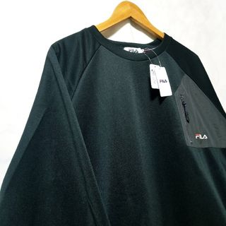 フィラ(FILA)のFILA　フィラ　新品　スエット　3L　BLACK(トレーナー/スウェット)