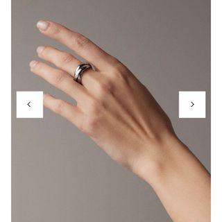 マルタンマルジェラ(Maison Martin Margiela)のCENE RING トリプルウェブリング(リング(指輪))