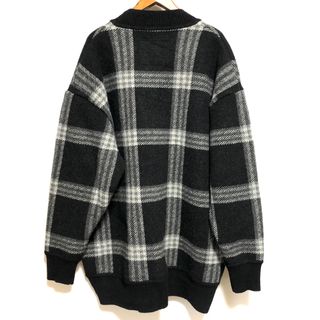 SIDE SLOPE - SIDE SLOPE 22AW チェックビッグカーディガン サイド