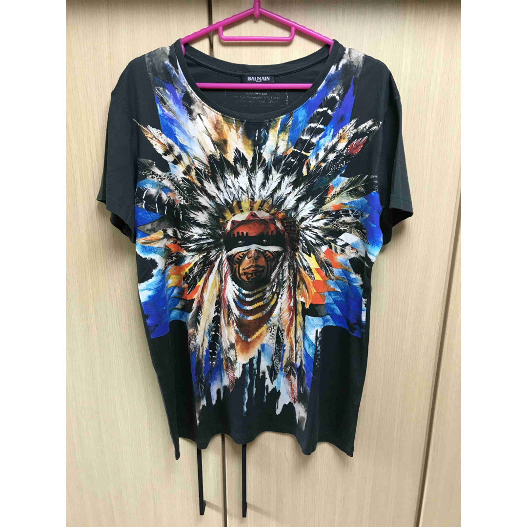 正規 BALMAIN バルマン インディアン Tシャツ