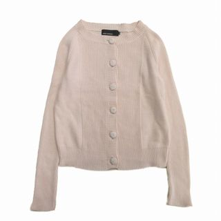 ジュンコシマダ(JUNKO SHIMADA)の美品 ジュンコシマダ JUNKO SHIMADA クルーネック カーディガン(カーディガン)