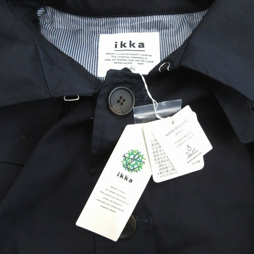ikka(イッカ)のイッカ ikka TCウエザーステンカラー コート 撥水加工 フード♪８ メンズのジャケット/アウター(ステンカラーコート)の商品写真
