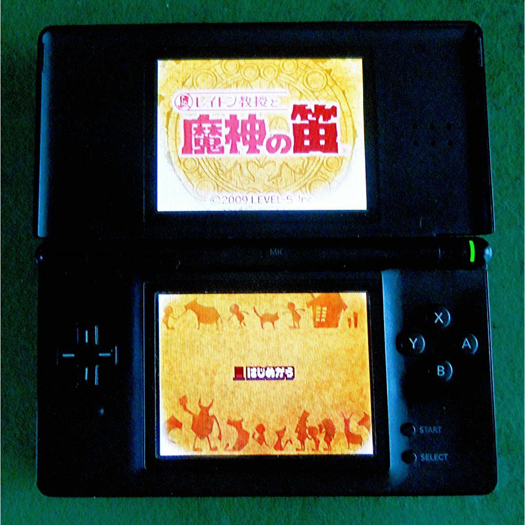 ニンテンドーDS(ニンテンドーDS)のNintendo DS Lite ジェットブラック 動作品 エンタメ/ホビーのゲームソフト/ゲーム機本体(携帯用ゲーム機本体)の商品写真