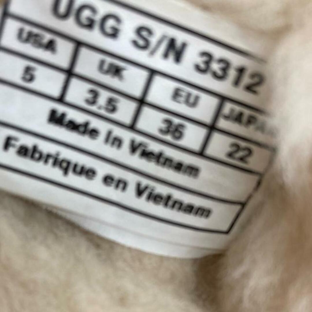 UGG(アグ)のUGG(アグ) フラットシューズ JAPAN 22 3312 レディースの靴/シューズ(その他)の商品写真