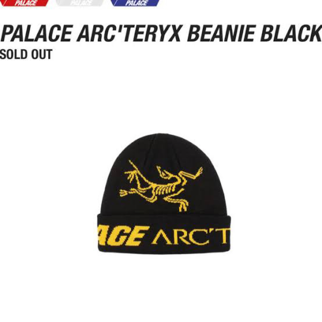 PALACE - PALACE ARC'TERYX BEANIE 20AW BLACKの通販 by @npan shop