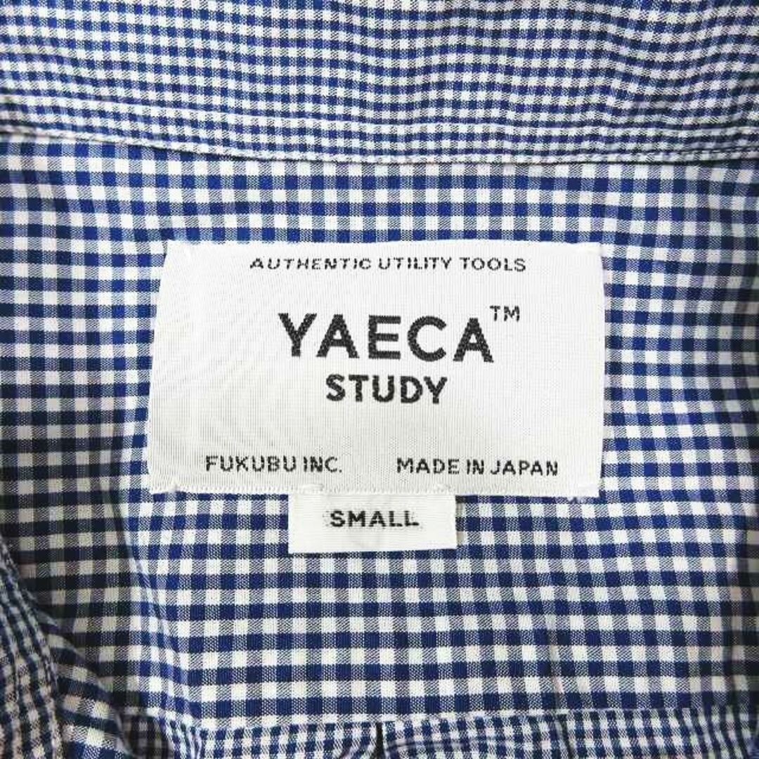 YAECA study Ships ギンガムチェックシャツ