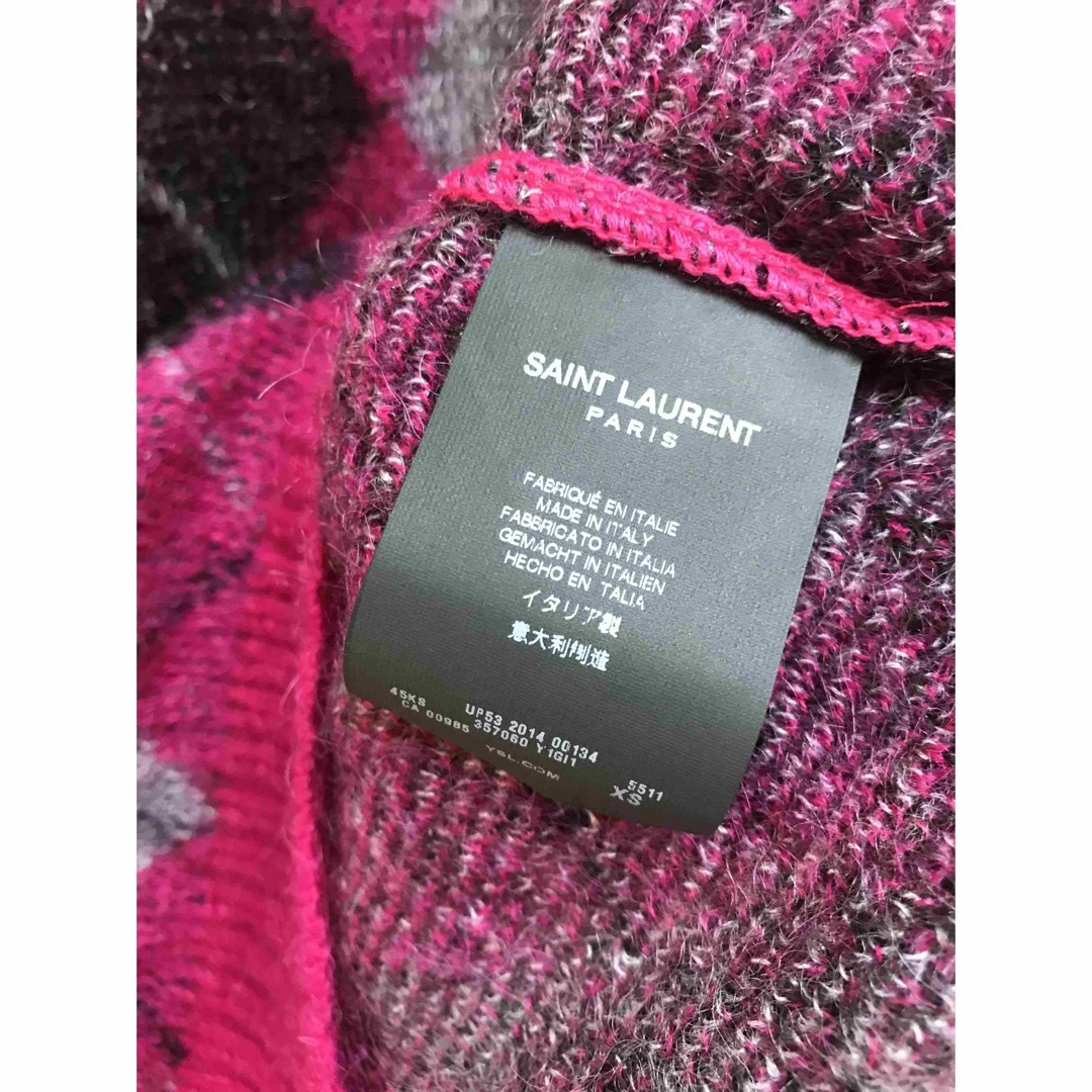 国内正規 Saint Laurent サンローランパリ アーガイル ニット