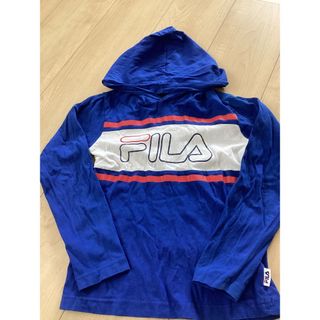 フィラ(FILA)のFILA 長袖Tシャツ　パーカー　サイズ130 綿100(Tシャツ/カットソー)