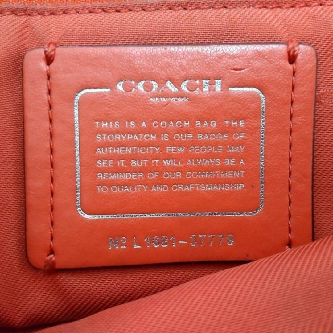 COACH - コーチ ハンドバッグ 37779 レッド レザーの通販 by ブラン