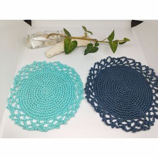 【コースターセット2】ハンドメイド☆レース編み / かぎ編み ¥350 (税込)(キッチン小物)