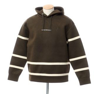 エンポリオアルマーニ(Emporio Armani)の【中古】エンポリオ アルマーニ EMPORIO ARMANI ボンディングレーヨン プルオーバーパーカー オリーブ【サイズS】【メンズ】(パーカー)