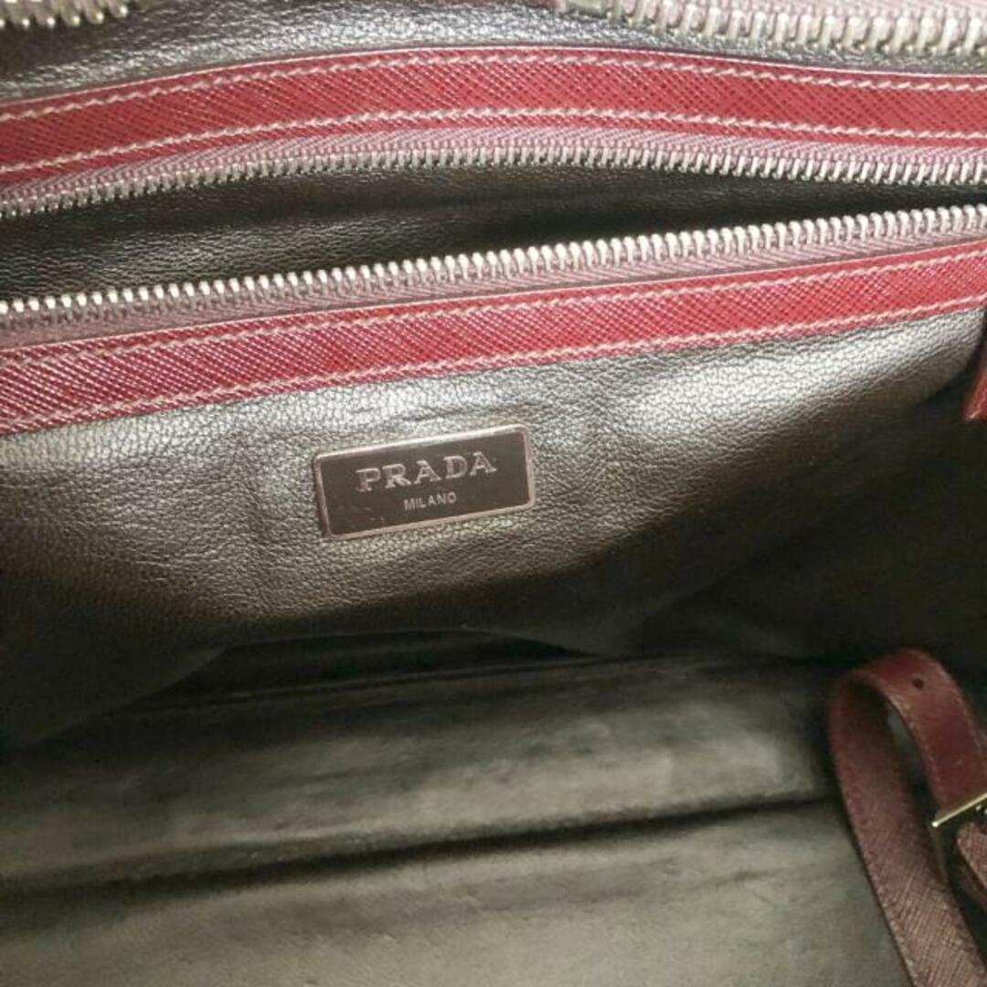 PRADA - プラダ ボストンバッグ - ボルドー レザーの通販 by ブラン