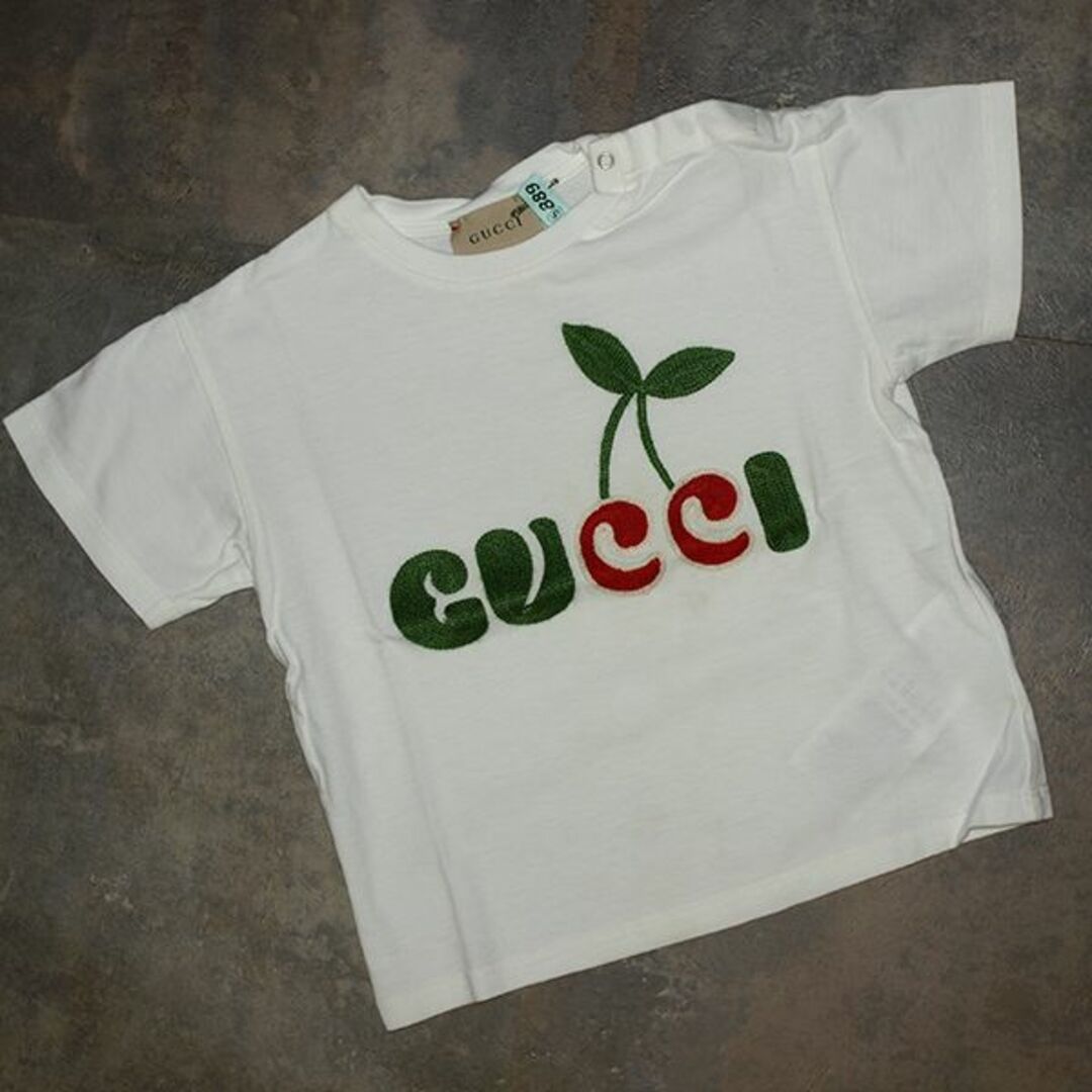 Gucci - グッチ・子ども用半袖Tシャツ◇12/18Mサイズ ホワイト