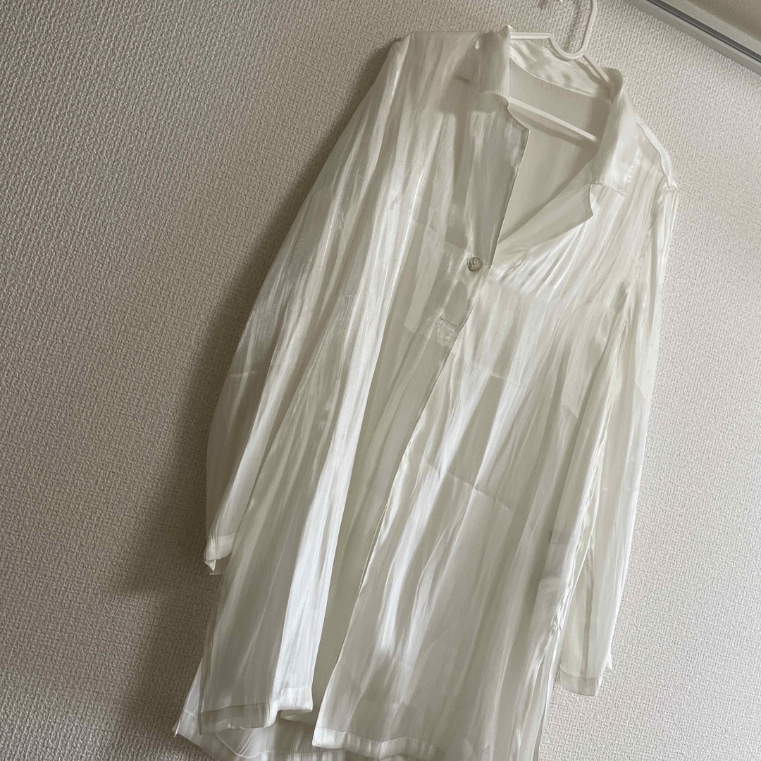 未使用美品　ENOF sheer jacket ホワイト 9