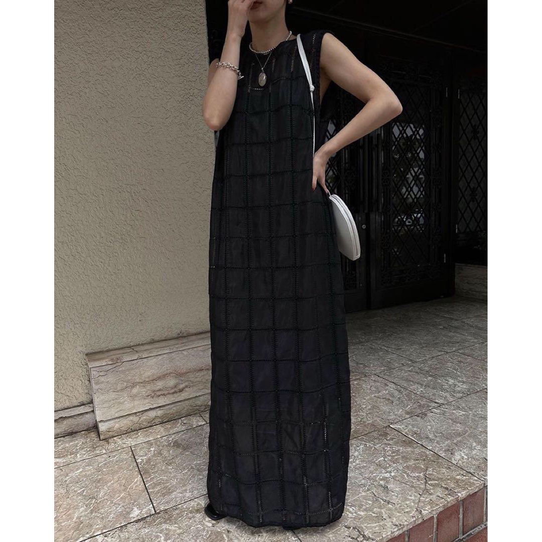 AMERI MEDI PATCHWORK CLOTH DRESS