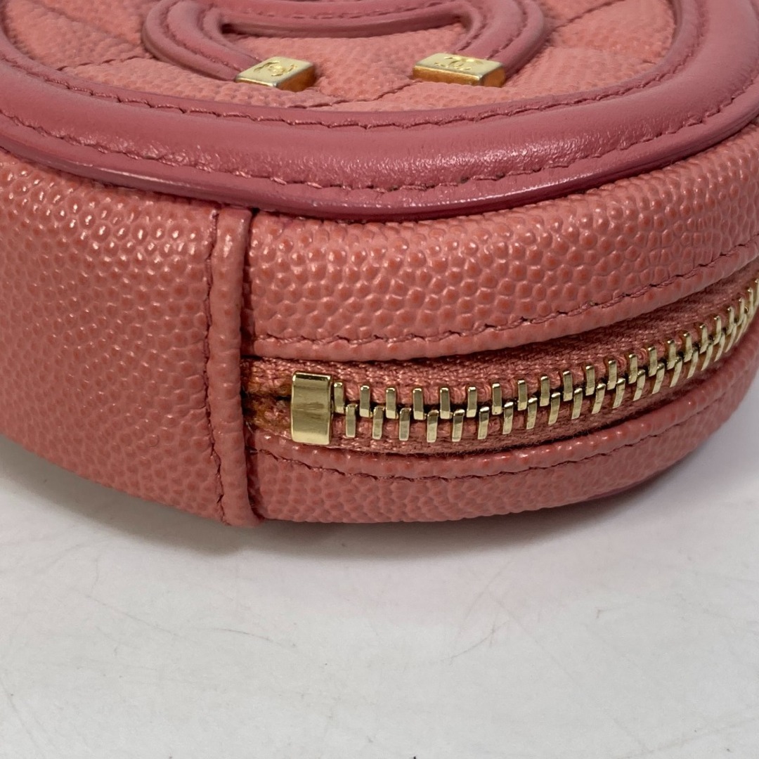 CHANEL - シャネル CHANEL フィリグリー 財布 小銭入れ ラウンド CC