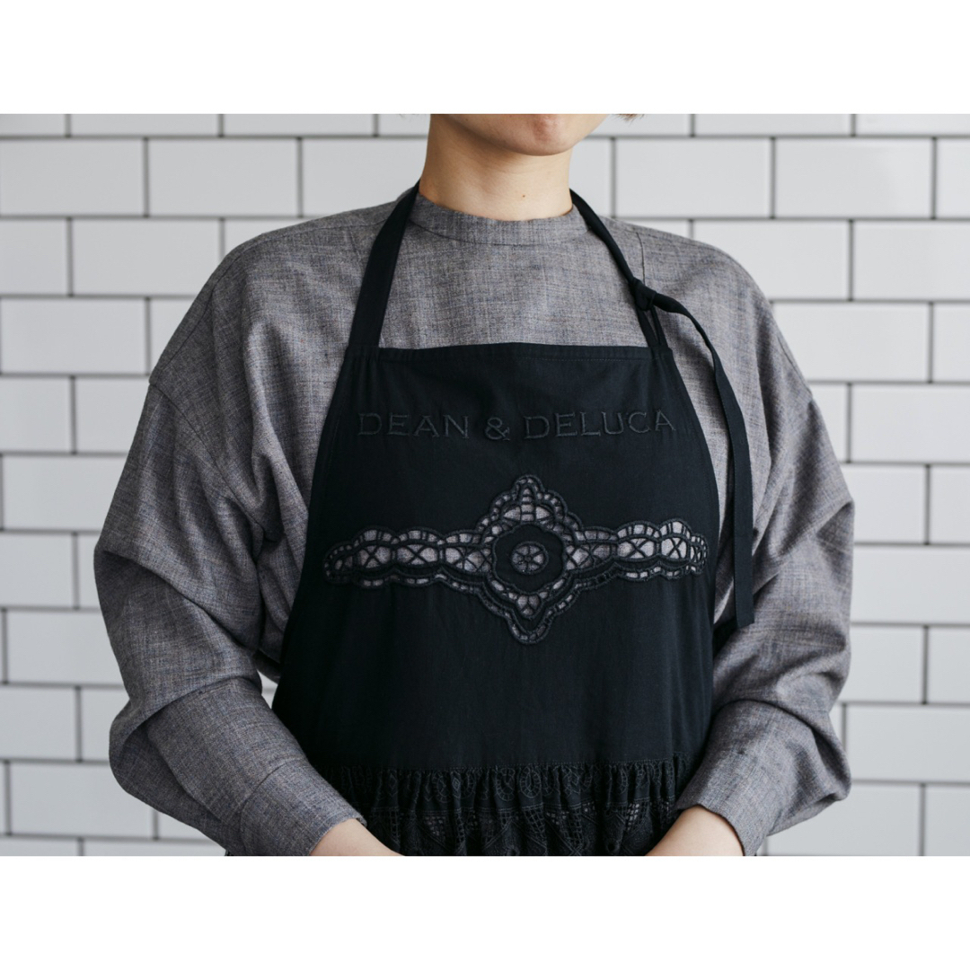 新品DEAN&DELUCA×BEAMS COUTUREレースのエプロンドレス 新品DEAN&DELUCA×BEAMS COUTUREレースのエプロンドレス