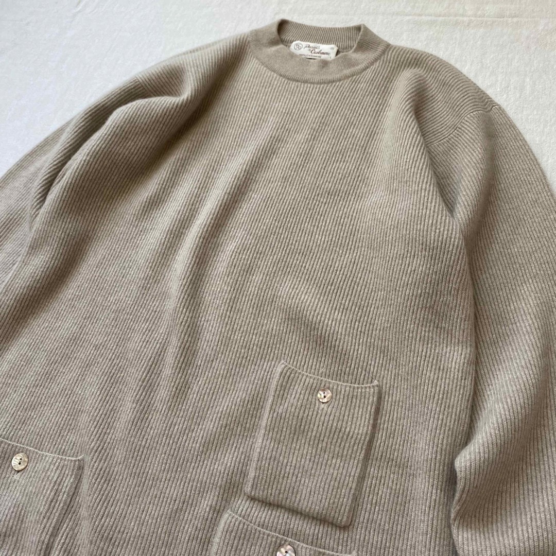 Pearls&Cashmere リブ編みニット レディースのトップス(ニット/セーター)の商品写真