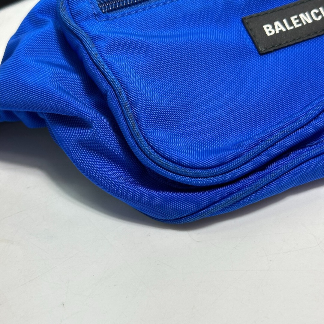 Balenciaga(バレンシアガ)のバレンシアガ BALENCIAGA ロゴ エクスプローラー 482389 ウエストバッグ ショルダーバッグ ベルトバッグ ボディバッグ ナイロン ブルー メンズのバッグ(ボディーバッグ)の商品写真