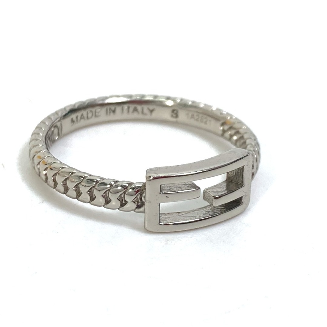 リング(指輪)フェンディ FENDI バゲッドリング アクセサリー リング・指輪 メタル シルバー 美品