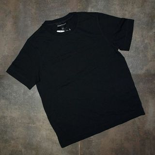 エンポリオアルマーニ(Emporio Armani)の未使用・エンポリオアルマーニ・ブラックTシャツ◇10Aサイズ(Tシャツ/カットソー)