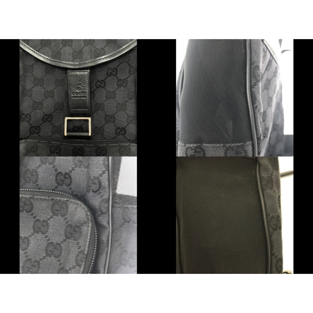 Gucci - グッチ リュックサック GG柄 0191352 黒の通販 by ブラン