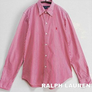 ラルフローレン(Ralph Lauren)の【RALPH LAUREN】ラルフローレン 刺繍ロゴ ストライプ シャツ(シャツ/ブラウス(長袖/七分))