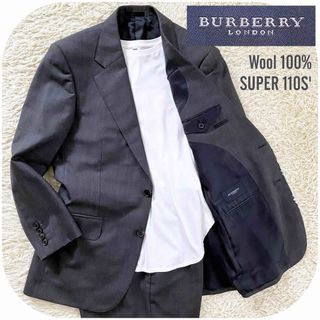 バーバリー(BURBERRY)のバーバリーロンドン 2Bシングルセットアップグレースーツ AB4 M相当 メンズ(セットアップ)