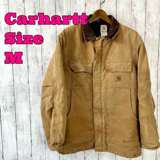 カーハート(carhartt)のカーハート　ダックトラディショナルコート　サイズＭ　キャメルカラー　メンズ古着(ブルゾン)