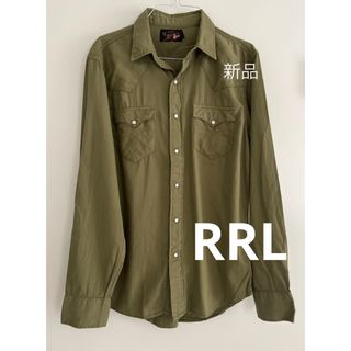 ダブルアールエル(RRL)のRRL ダブルアールエル　ラルフローレン　シャツ　カーキ　米国購入　新品(シャツ)