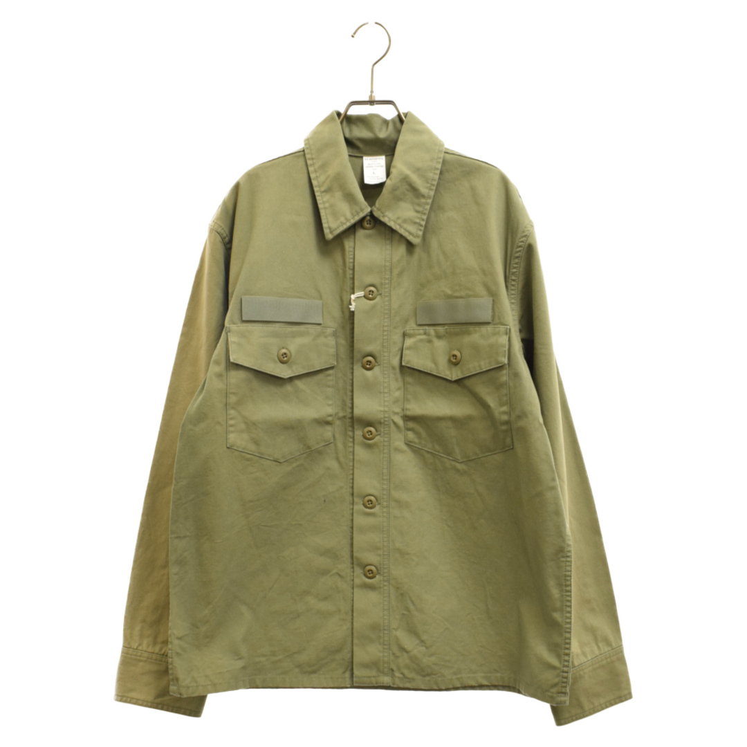 ANDFAMILYS アンドファミリー MIL UTILITY SHIRTS ユーティリティ 長袖ワークシャツ ジャケット カーキ SHL-1910581