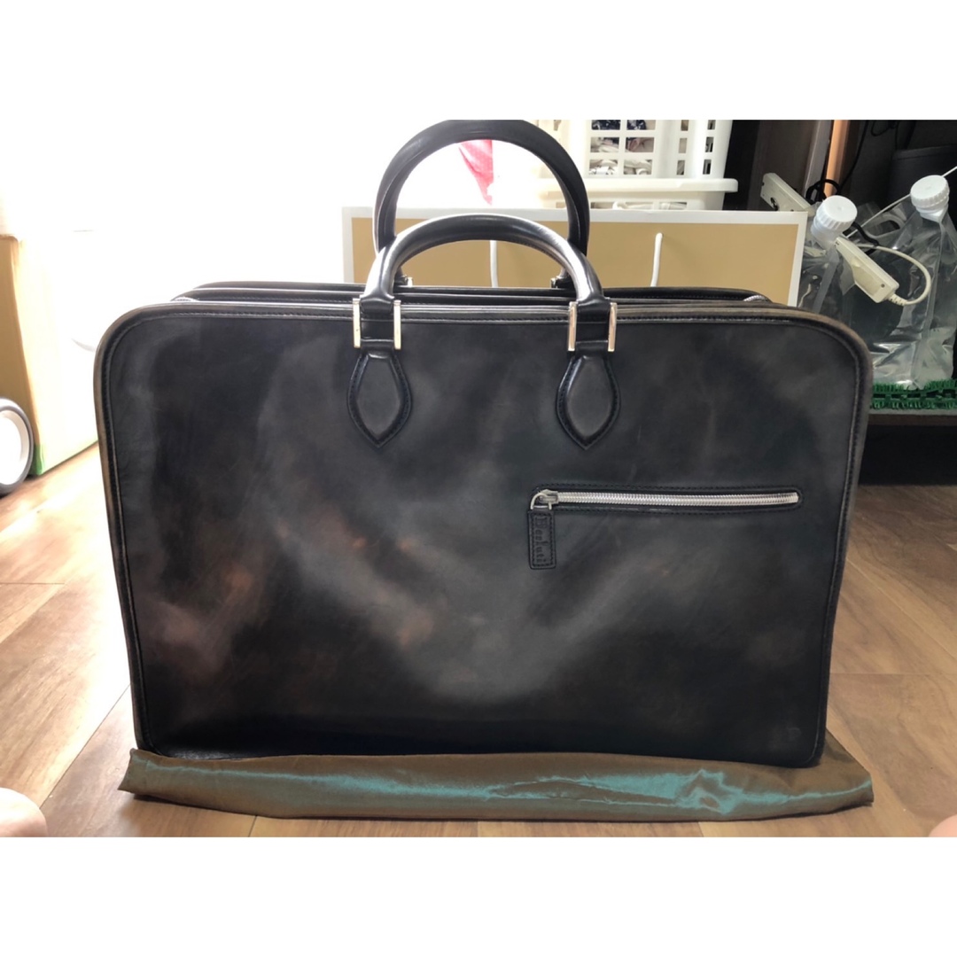 本日限定Berluti Trois Nuit Leather BriefCase