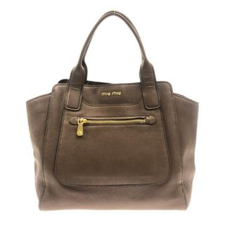 ミュウミュウ 革 バッグ(ブラウン/茶色系)の通販 78点 | miumiuの ...