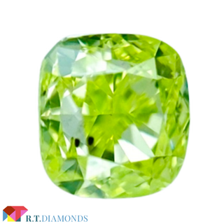 FANCY INTENSE YELLOW GREEN 0.127ct X(その他)