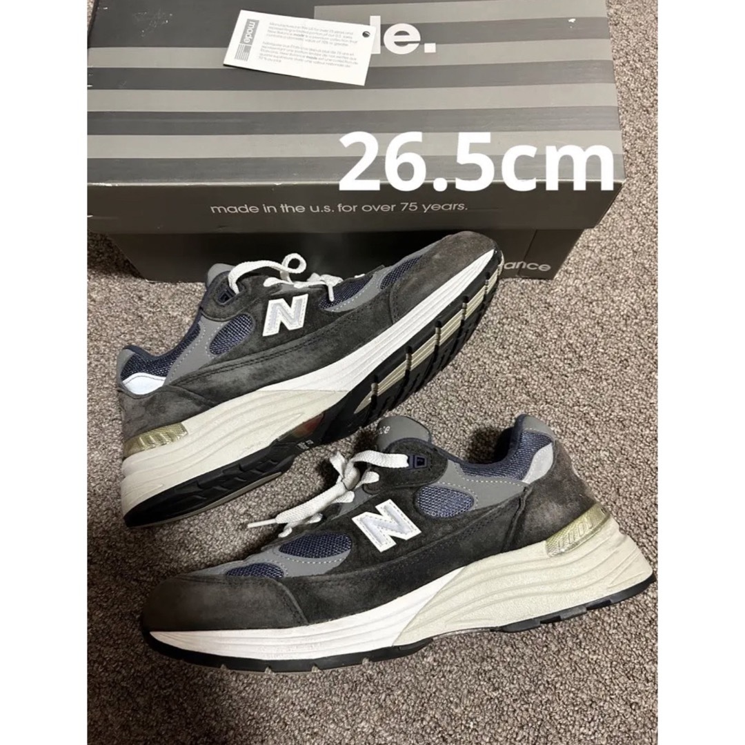 New Balance(ニューバランス)のNew Balance 992 "Navy" メンズの靴/シューズ(スニーカー)の商品写真