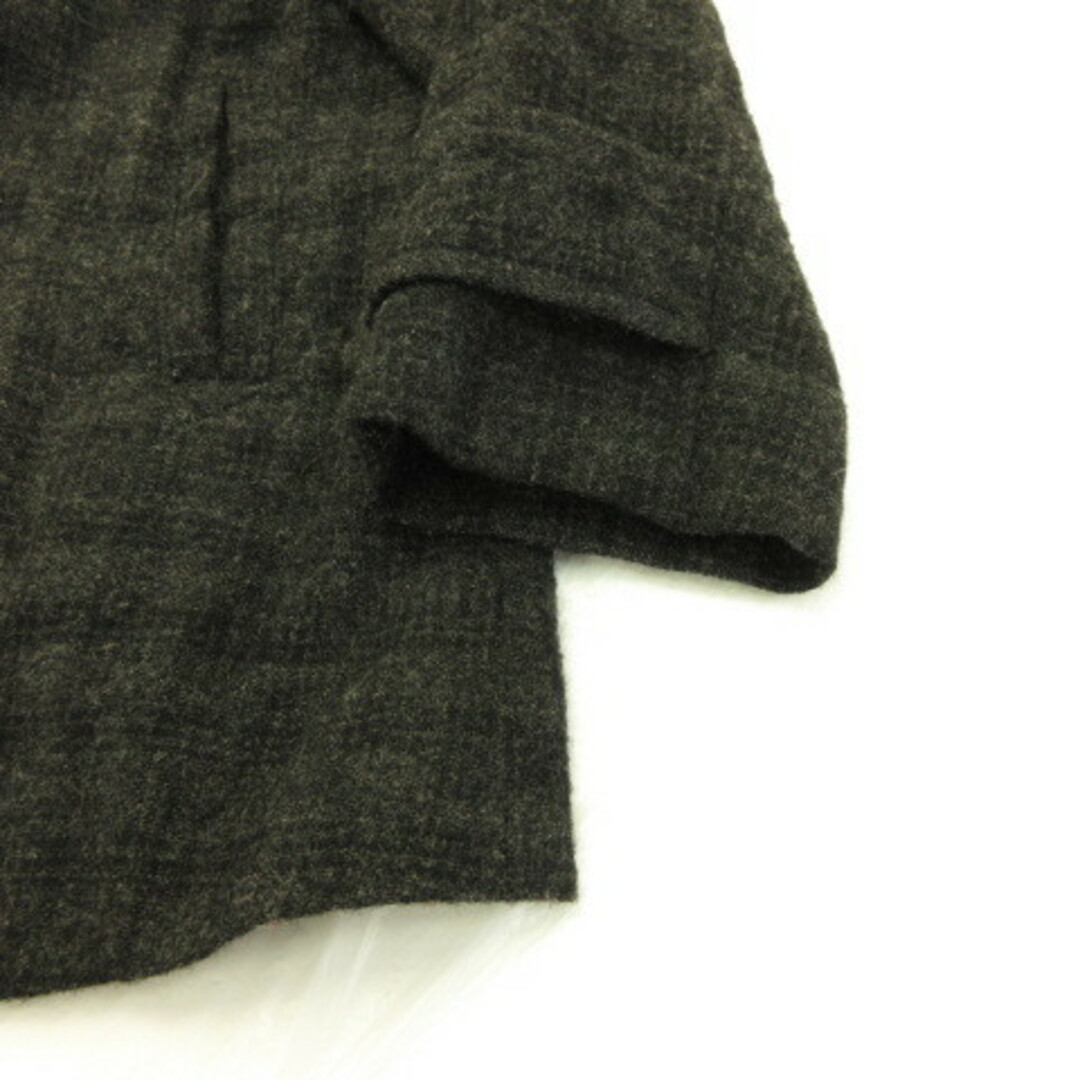 STUDIO CLIP(スタディオクリップ)のスタディオクリップ Studio Clip Pコート 長袖 チェック 黒 グレー レディースのジャケット/アウター(ピーコート)の商品写真
